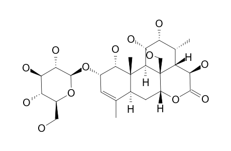 CASTELOSIDE-B;GLAUCARUBOL-2-O-BETA-D-GLUCOPYRANOSIDE