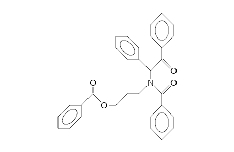 Benzoic acid, 3-(N-benzoyl-N-desyl-amino)-propyl ester