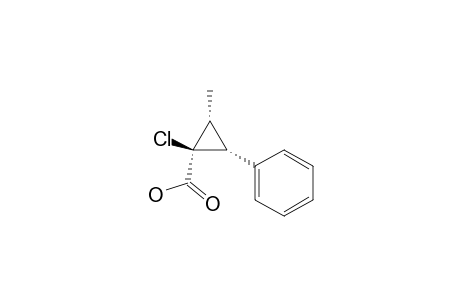 Cyclopropanecarboxylic acid, 1-chloro-2-methyl-3-phenyl-, (1.alpha.,2.alpha.,3.alpha.)-