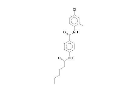 N-(2-Methyl-4-chlorophenyl)-4-hexanamidobenzamide