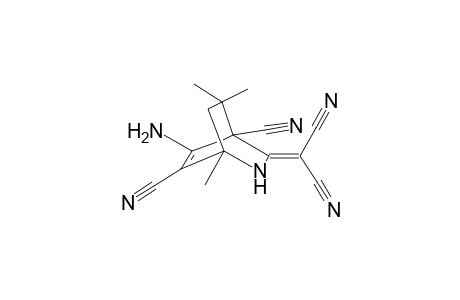 2-Azabicyclo[2.2.2]octa-5-ene-4,6-dicarbonitrile, 5-amino-3-dicyanomethylene-1,7,7-trimethyl-