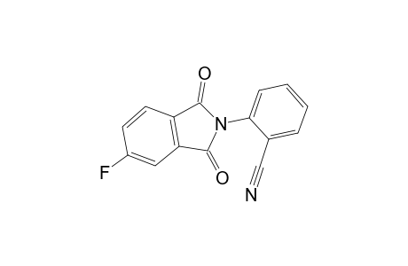 2-(5-fluoro-1,3-dioxo-1,3-dihydro-2H-isoindol-2-yl)benzonitrile