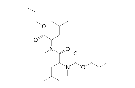 leu-leu, N,N'-Dimethyl-N-(N-propyloxycarbonyl)-, N-propyl ester (isomer 1)