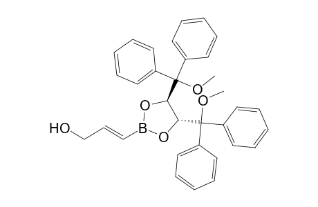 (4-R,5-R)-2-[(E)-2-[HYDROXYMETHYL]-ETHENYL]-4,5-BIS-[METHOXY-(DIPHENYL)-METHYL]-1,3,2-DIOXABOROLANE