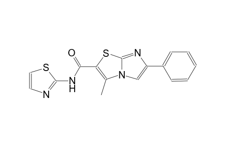 imidazo[2,1-b]thiazole-2-carboxamide, 3-methyl-6-phenyl-N-(2-thiazolyl)-