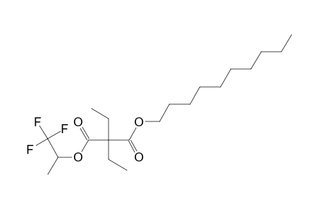 Diethylmalonic acid, decyl 1,1,1-trifluoroprop-2-yl ester