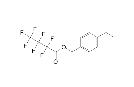 Cuminyl alcohol, heptafluorobutyrate