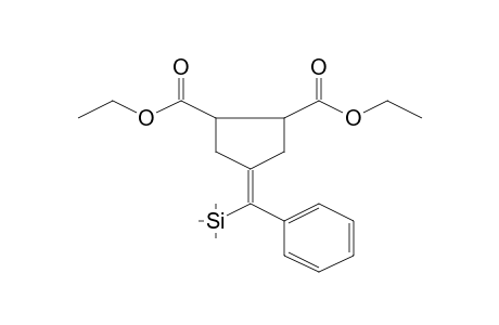 4-[phenyl(trimethylsilyl)methylene]cyclopentane-1,2-dicarboxylic acid diethyl ester