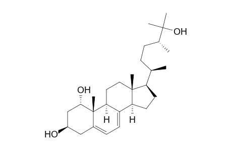 (24R)-5,7-Ergostadiene-1.alpha.,3.beta.,25-triol