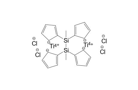 1,2-Dimethyldisilan-bis(1,2-dicyclopentadienyl-titandichloride)