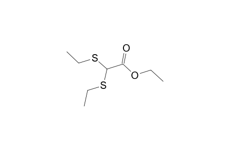 bis(ethylthio)acetic acid, ethyl ester