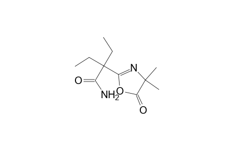 2-Oxazoleacetamide, .alpha.,.alpha.-diethyl-4,5-dihydro-4,4-dimethyl-5-oxo-