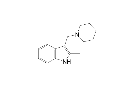 2-methyl-3-(piperidinomethyl)indole