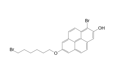 1-Bromanyl-7-(6-bromanylhexoxy)pyren-2-ol