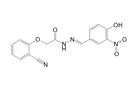 (2-Cyano-phenoxy)-acetic acid (4-hydroxy-3-nitro-benzylidene)-hydrazide