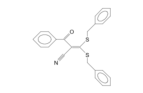3,3-Bis(benzylthio)-2-cyano-1-phenyl-prop-2-en-1-one