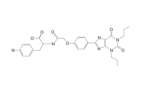 Xanthine, 8-[[4-[2-(4-aminophenyl)-1-carboxy]ethylamino]carbonyl]methoxyphenyl]-1,3-dipropyl