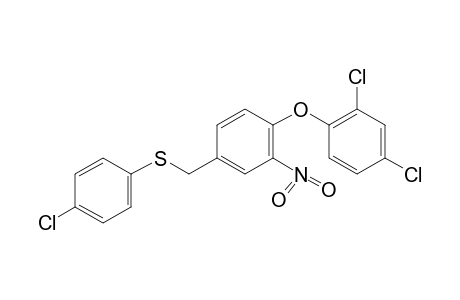 alpha-[(p-chlorophenyl)thio]-2-nitro-p-tolyl 2,4-dichlorophenyl ether