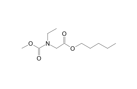 Glycine, N-ethyl-N-methoxycarbonyl-, pentyl ester