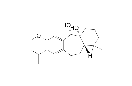 4aH-Dibenzo[a,d]cycloheptene-4a,5-diol, 1,2,3,4,5,10,11,11a-octahydro-7-methoxy-1,1-dimethyl-8-(1-methylethyl)-, [4aR-(4a.alpha.,5.alpha.,11a.beta.)]-