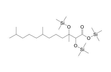 Dodecanoic acid, 3,7,11-trimethyl-2,3-bis(trimethylsilyloxy)-, trimethylsilyl ester