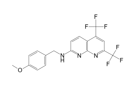 2,4-BIS(TRIFLUOROMETHYL)-7-[(p-METHOXYBENZYL)AMINO]-1,8-NAPHTHYRIDINE