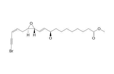 18-BROMO-9-HYDROXY-12,13-TRANS-EPOXY-(10E,15Z)-OCTADECA-10,15-DIENE-17-YNOIC-ACID-METHYLESTER