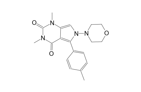 1,3-dimethyl-5-(4-methylphenyl)-6-(4-morpholinyl)-1H-pyrrolo[3,4-d]pyrimidine-2,4(3H,6H)-dione