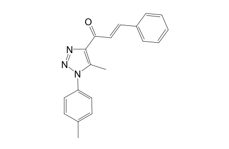 (E)-1-(5-Methyl-1-p-tolyl-1H-1,2,3-triazol-4-yl)-3-phenylprop-2-en-1-one