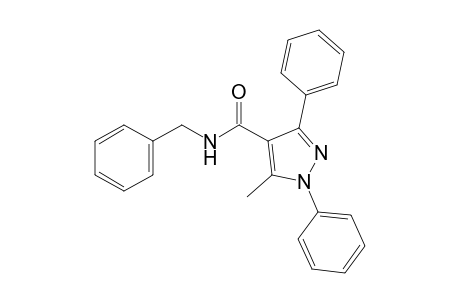 N-benzyl-5-methyl-1,3-diphenyl-1H-pyrazole-4-carboxamide