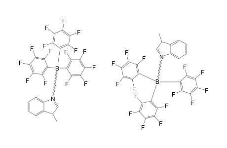 N-[TRIS-(PENTAFLUOROPHENYL)-BORANE]-3-METHYL-3H-INDOLE