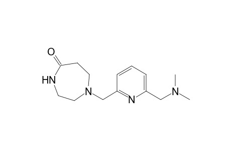 1-([6-(Dimethylamino-methyl)-2-pyridyl]-methyl)-hexahydro-1,4-diazepin-5-one