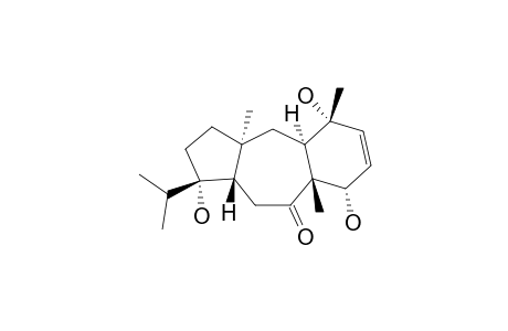 (1R*,4S*,5R*,8S*,9S*,12S*,14R*)-1,4,9-TRIHYDROXYDO-LASTA-2-EN-6-ONE