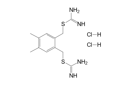 2,2'-(4,5-dimethyl-o-phenylenedimethylene)bis[2-thiopseudourea], dihydrochloride