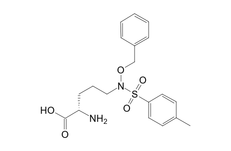 (S)-N-.delta.-(Benzyloxy)-N-.delta.-tosylornithine