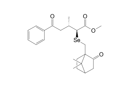 Methyl (2S,3S)-5-oxo-3-methyl-2-(camphorylseleno)-5-phenylpentanoate