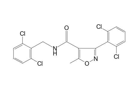 N-(2,6-dichlorobenzyl)-3-(2,6-dichlorophenyl)-5-methyl-4-isoxazolecarboxamide