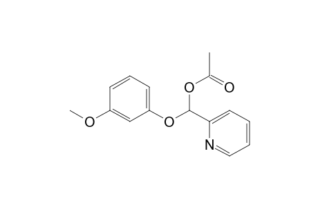 (3-Methoxyphenoxy)(pyridin-2-yl)methyl acetate