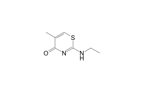 2-(N-Ethylamino)-5-methyl-4H-1,3-thiazin-4-one