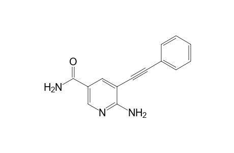 6-Amino-5-(phenylethynyl)nicotinamide