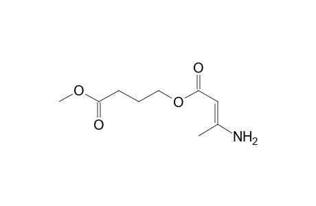 Methyl 3-amino-2-butenyl butanedioate