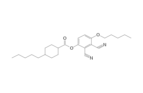 2,3-Dicyano-4-(pentyloxy)phenyl 4-pentylcyclohexanecarboxylate