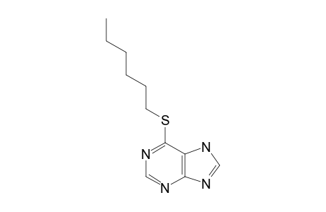 6-(hexylthio)purine