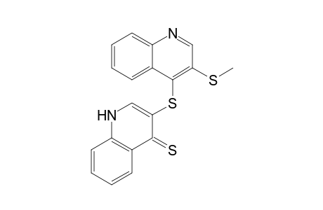 1,4-Dihydro-3'-methylthio-4-thioxo-3,4'-diquinolinyl sulfide