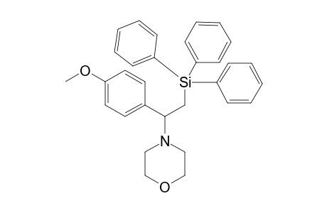 4-(1-(4-methoxyphenyl)-2-(triphenylsilyl)ethyl)morpholine