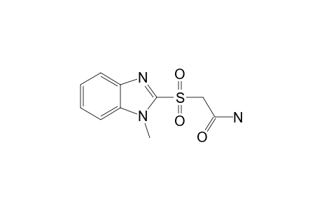 Acetamide, 2-[(1-methyl-1H-1,3-benzimidazol-2-yl)sulfonyl]-