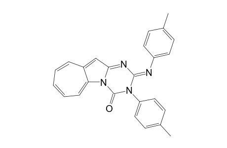 2-Tolylimino-3-tolyl-2,3,4,4a-tetrahydro-1,3,4a-triazabenz[a]azulen-4-one