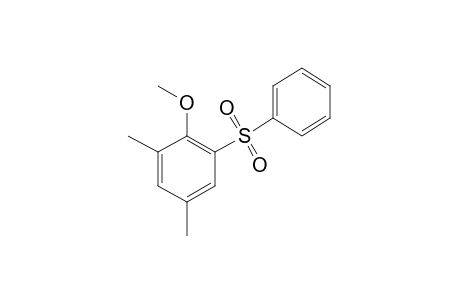 4,6-dimethyl-2-(phenylsulfonyl)anisole