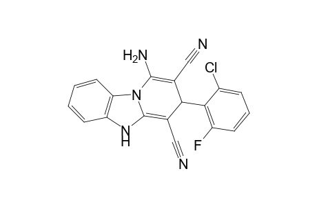 1-Amino-3-(2-chloro-6-fluorophenyl)-3,5-dihydropyrido[1,2-a]benzimidazole-2,4-dicarbonitrile