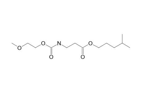 .beta.-Alanine, N-(2-methoxyethoxycarbonyl)-, isohexyl ester